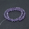 Faceted Round Imitation Austrian Crystal Bead Strands G-M182-10mm-04A-2