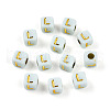 Plating Acrylic Beads OACR-N140-01C-L-1