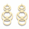 201 Stainless Steel Pendants STAS-N090-LA975-2-1