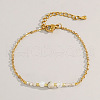 Bohemian Style Natrual Moonstone Beads Link Bracelets NZ3920-4-1