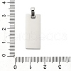 304 Stainless Steel Stamping Blank Tag Pendants STAS-Z126-03P-03-3