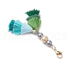 3Pcs Polycotton Tassel Pendant Decorations HJEW-JM02928-5