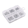 120Pcs 6 Style Tibetan Style Alloy Flower Beads TIBE-YW0001-26-2
