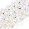 Natural Quartz Crystal Beads Strand G-T140-08-2