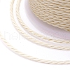 Round Waxed Polyester Cord YC-G006-01-1.0mm-12-2