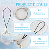 Gorgecraft 60Pcs Polyester Lanyard Wrist Strap Phone Straps FIND-GF0006-53-6