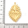 304 Stainless Steel Enamel Pendants STAS-D362-01G-06-3