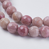 Natural Rhodonite Beads Strands G-G542-6mm-12-3