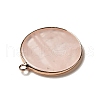 Natural Rose Quartz Pendants G-A213-01G-04-3