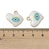 Rack Plating Alloy Enamel Pendants FIND-I038-02-4