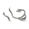 316 Surgical Stainless Steel Cuff Earrings EJEW-E300-01AS-07-2