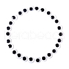 Black & White Plastic Wiggle Googly Eyes Cabochons DOLL-PW0001-077C-1