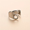 304 Stainless Steel Cuff Rings FS-WGEAFE6-38-1
