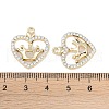 UV Plating Alloy Pendants FIND-M018-26G-06-3
