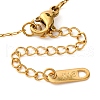 Ion Plating(IP) 304 Stainless Steel Paperclip Chain Necklaces NJEW-S004-04G-3