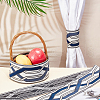 5M Polyester Jacquard Stripe Ribbon SRIB-WH0026-06B-4