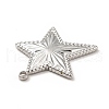Non-Tarnish 304 Stainless Steel Pendants STAS-P312-14P-3