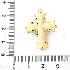 Brass Micro Pave Cubic Zirconia Pendants KK-F895-10G-3