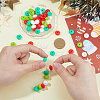 DICOSMETIC 80Pcs 4 Styles Rondelle Food Grade Eco-Friendly Silicone Beads SIL-DC0001-68B-3