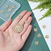 Unicraftale 12Pcs PVD Vacuum Plating 201 Stainless Steel Charms STAS-UN0029-32-2