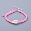 Handmade Polymer Clay Heishi Beads Braided Bracelets BJEW-JB04318-2