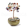 Natural Mixed Stone Chips Tree Decorations DJEW-M012-02C-1