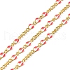 Brass Enamel Figaro Chains CHC-L053-09G-06-1