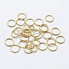 925 Sterling Silver Open Jump Rings STER-F036-02G-0.6x4mm-1