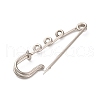 Iron Brooch Findings KK-Q491-N-2