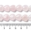 Natural Rose Quartz Beads Strands G-H005-C17-02-5