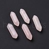 Natural Rose Quartz Terminal Pointed Pendants G-C007-02B-12-1