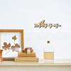 Laser Cut Unfinished Basswood Wall Decoration WOOD-WH0113-093-7