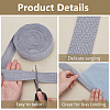 BENECREAT 10 Yards Polyester Braided Ribbon OCOR-BC0007-63B-4