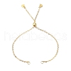 Brass Cable Chain Link Bracelet Making AJEW-JB01165-2