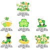 14Pcs 7 Styles Saint Patrick's Day Alloy Enamel Pendants ENAM-FS0001-67-5