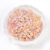 Frosted Transparent Acrylic Beads X-OACR-N137-72F-1