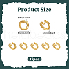   10Pcs 925 Sterling Silver Open Jump Rings STER-PH0002-90-2