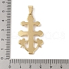 PVD Vacuum Plating 304 Stainless Steel Pendants STAS-M068-16G-3