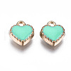Alloy Enamel Charms ENAM-Q033-51G-3