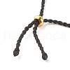 Braided Polyester Cord Bracelet AJEW-JB01125-02-3