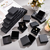 Square Kraft Paper Necklace Earring Storage Gift Boxes CON-WH0095-88A-5