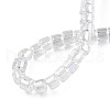 Transparent Glass Bead Strands GLAA-N047-09-E01-4