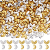 SOFPLATE 400Pcs 2 Colors Alloy Beads FIND-SP0002-37-1