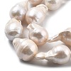 Natural Nucleated Pear Beads Strands PEAR-B004-15I-04A-3