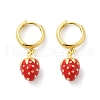 Brass Hoop Earrings EJEW-S251-04B-G-4