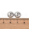 316L Surgical Stainless Steel Bead Caps STAS-C125-01C-P-3