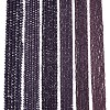 Opaque Solid Color Imitation Jade Glass Beads Strands EGLA-A044-P1mm-D11-2