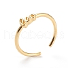 Constellation/Zodiac Sign Brass Cuff Rings RJEW-O042-06G-G-2