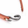 Cowhide Leather Bracelets BJEW-G575-09B-3