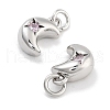 Brass Micro Pave Cubic Zirconia Pendants KK-P271-01P-A-2
